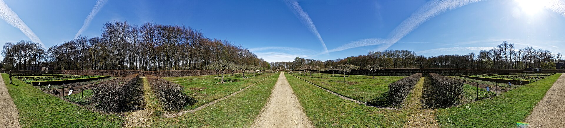 Baarn - Landgoed Groeneveld - Kitchen Garden - Moestuin - 360° Panorama 1