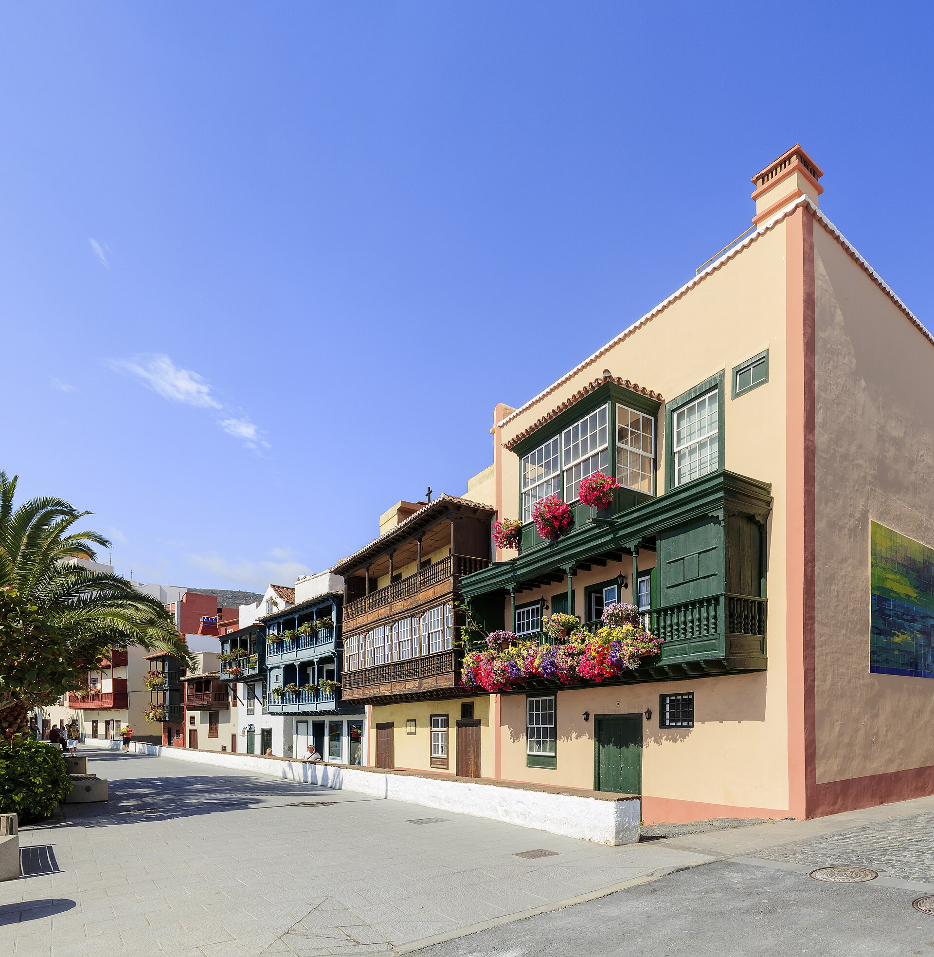 Balcones de la Avenida Maritima, 40 - 46 Avenida Maritima, Santa Cruz de La Palma, La Palma, Canary Islands, Spain.