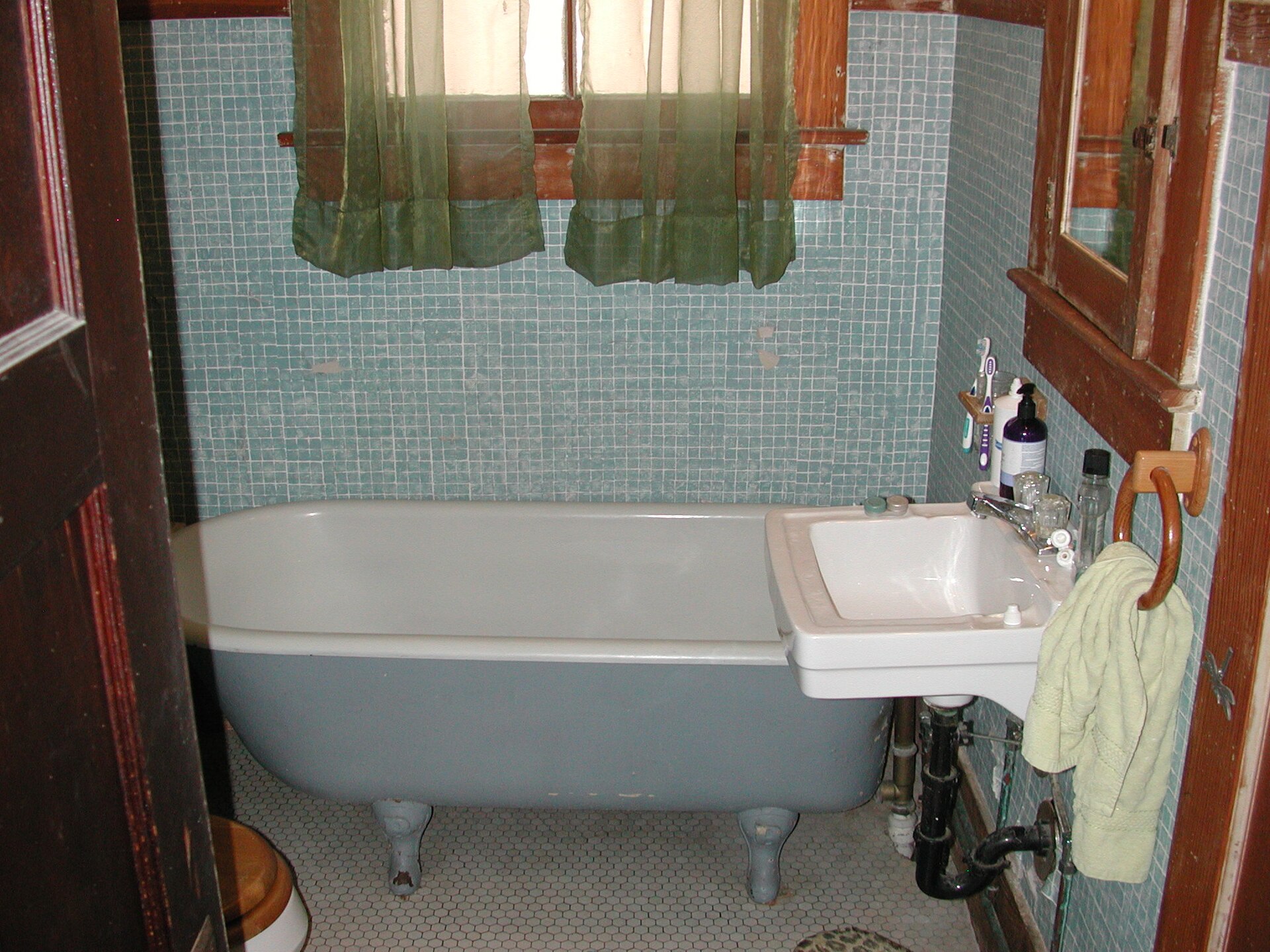 We're thinking about having the tub reglazed. And while it's out, might be a good time to do some further renovation.