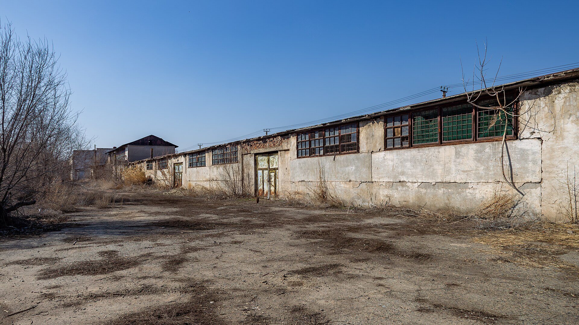 Casting and mechanical factory. Bastobe, Ushtobe, Karatal District, Zhetysu Region, Kazakhstan.