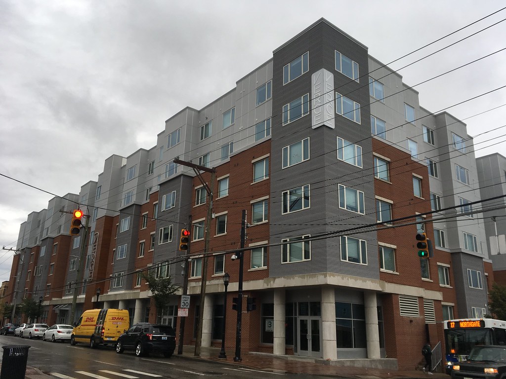 New apartment building