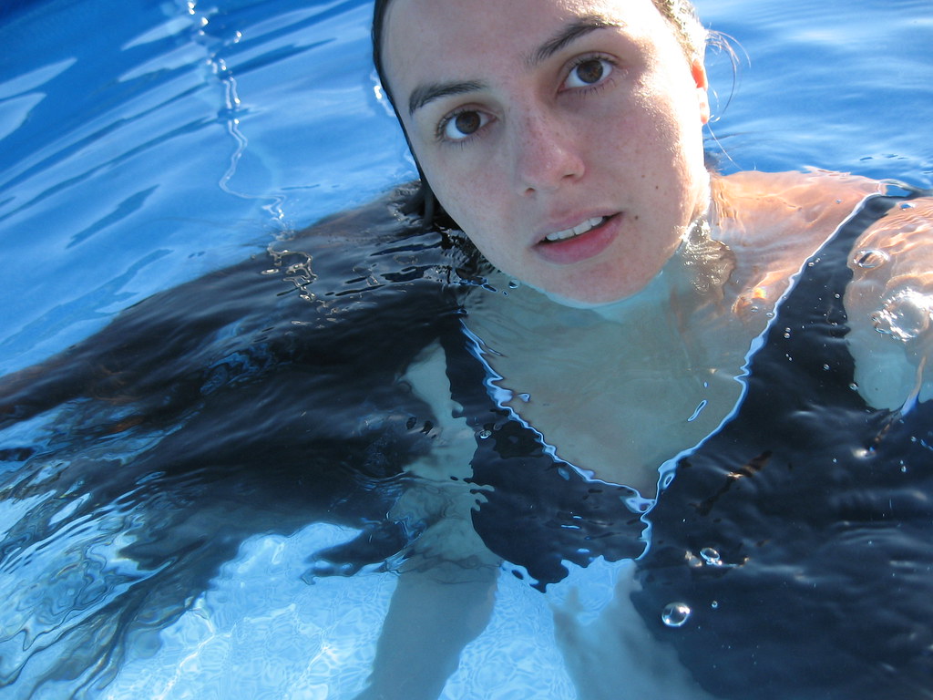 Self @ Swimming pool