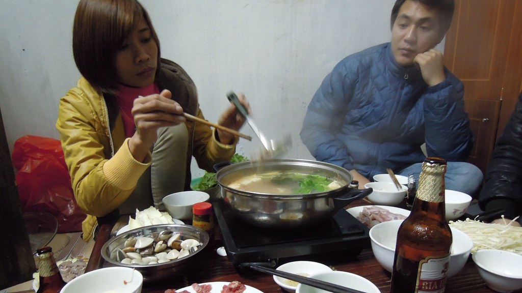 Home cooked meal, Hanoi