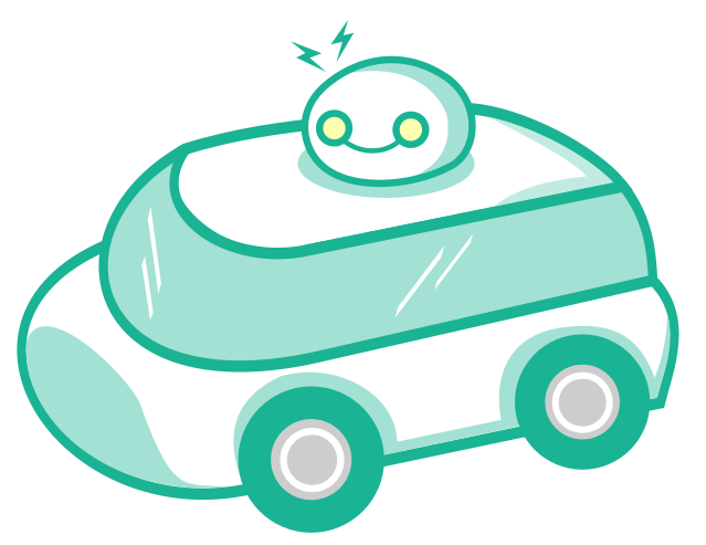 Autonomous robot vehicle or ADV typically used for food or grocery delivery