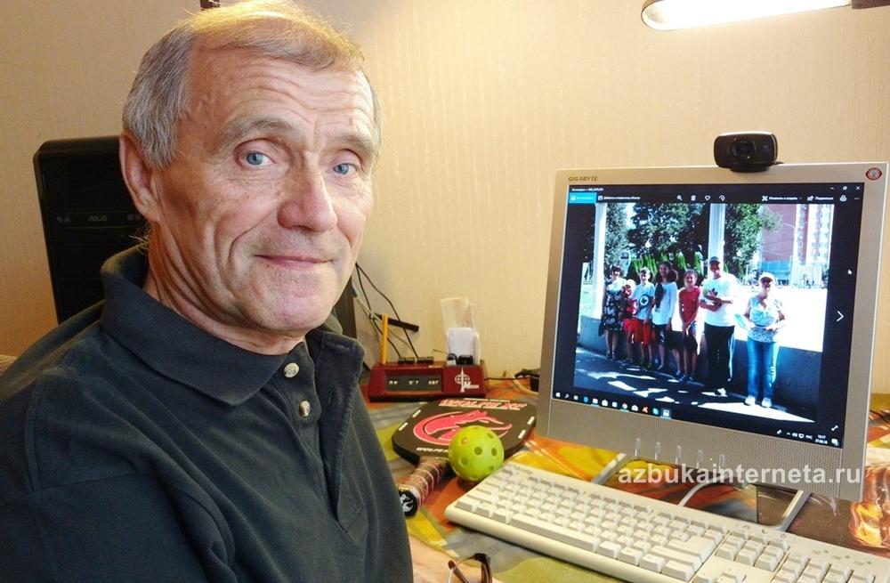 Th founder of the firs pickleball club in Russia Nikolay Senatorov