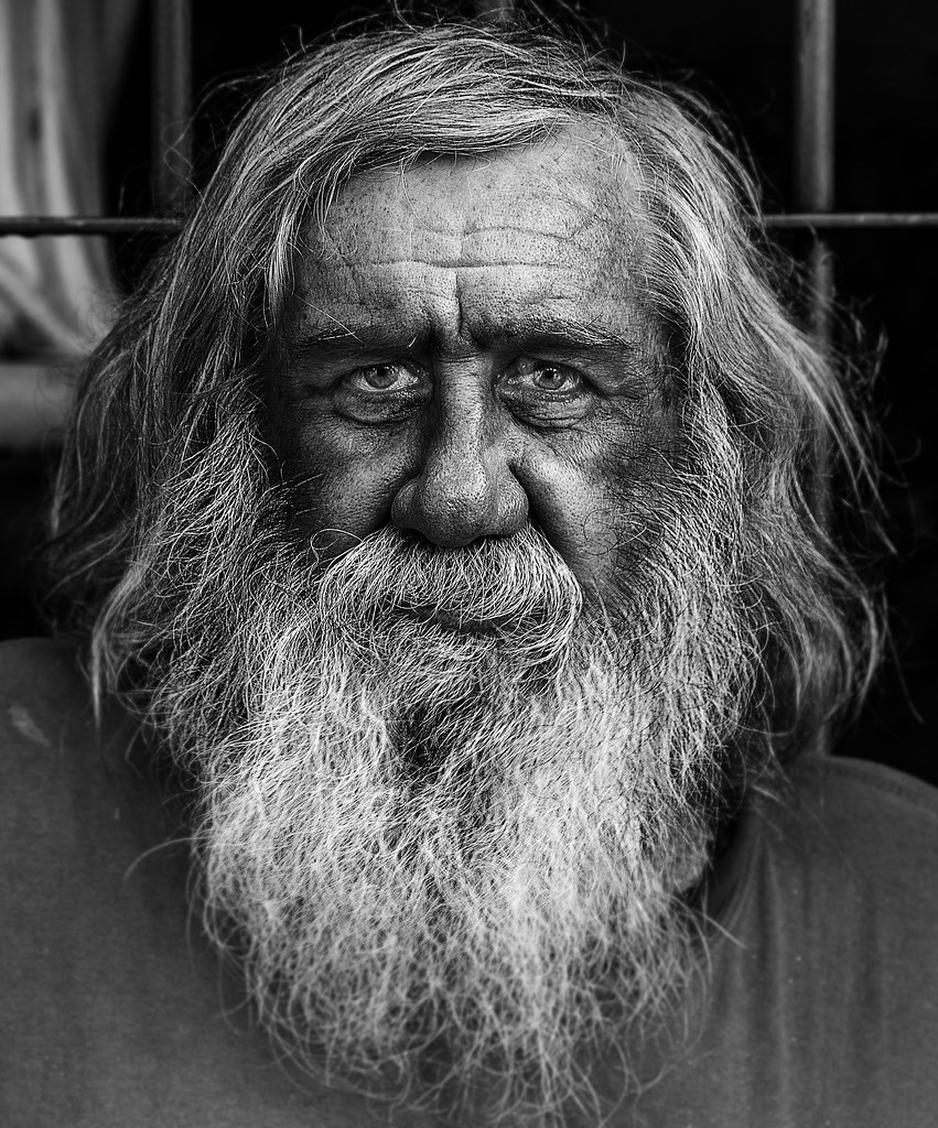 Homeless and forgotten old man in Argentina