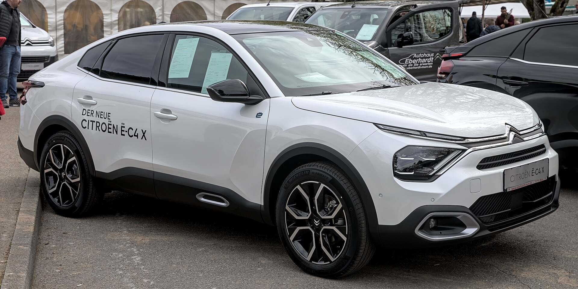 Citroën e-C4 X at Auto- und Motorradausstellung Marbach 2023