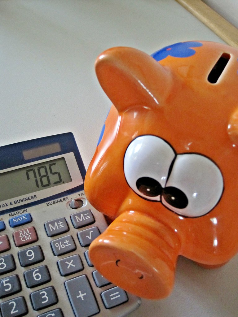 Piggy Bank and Calculator