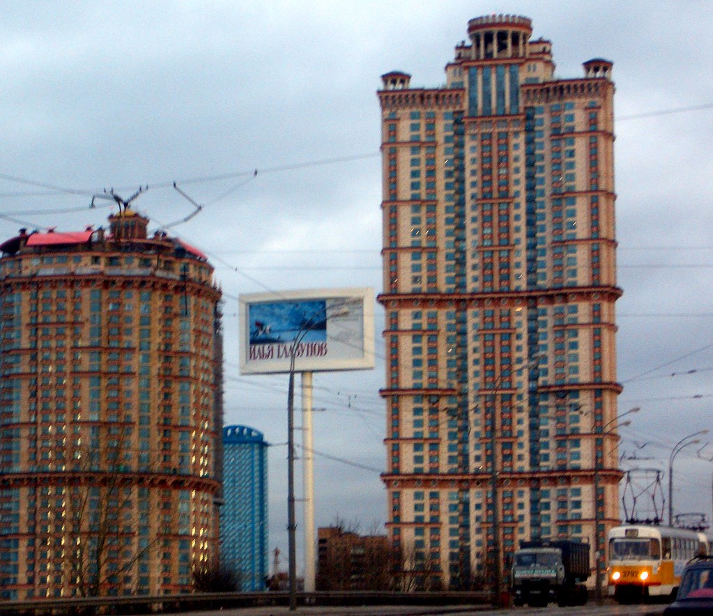 New apartment buildings
